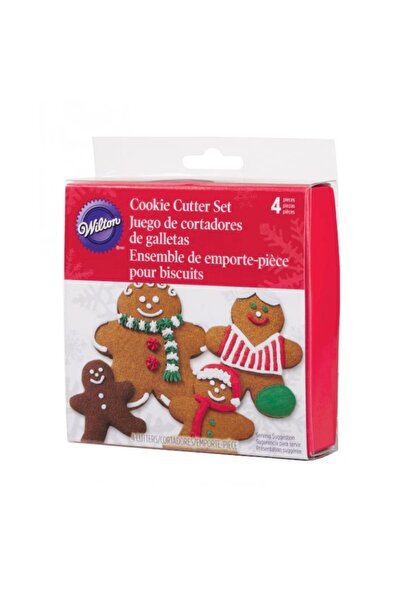 Lumea Комплект формички за джинджифилово човече, 4 бр. - Wilton