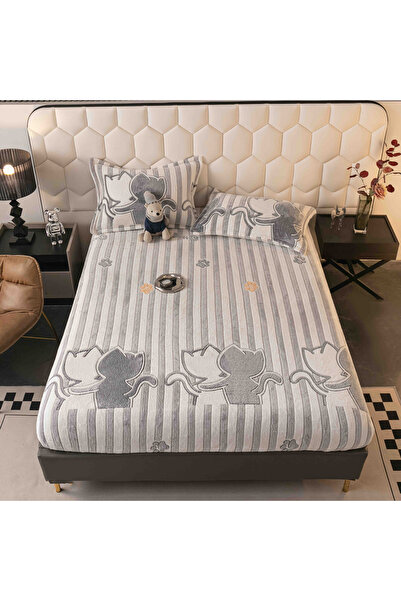 CHIRASO COCOLINO Mattress Cover Set, with ELASTIC, for 180x200, 160x200 and 140x200 mattresses and 2 Pillowcases