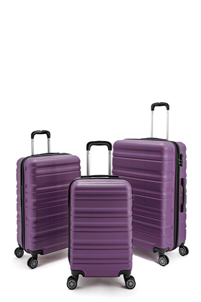 Cambridge Polo Club Abs Baklava Desenli Valiz Seti