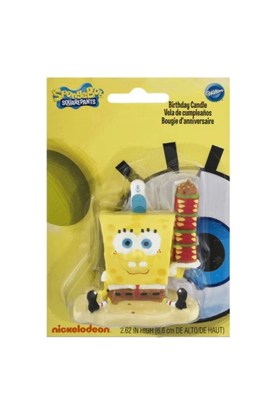 Lumea Lumanare aniversara "Spongebob" - Wilton