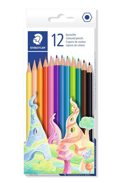 Staedtler Set 12 creioane colorate Staedtler, Multicolor