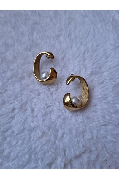 Gemnest Accessories İnci Detaylı Çelik Küpe