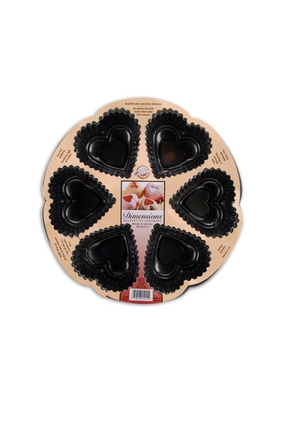 Lumea Forma de copt Inima, 6 cavitati - Wilton