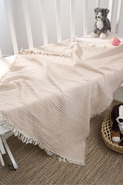 Cottonin Home بطانية أطفال من الموسلين 4 طبقات، 100% قطن، معتمدة من OEKO-TEX ...