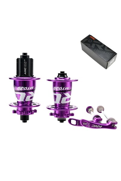 heugers ARC MT-039 Sesli Göbek Takımı – Disk Uyumlu, QR/TA, 32 Delik, Mor, Ku...