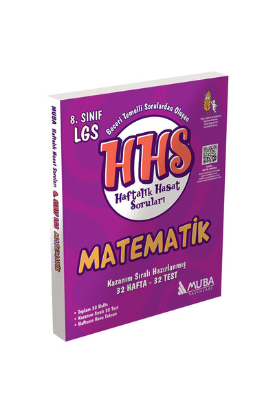 Bi bigelio 8.Sınıf Matematik Haftalık Hasat Soruları (HHS) Muba Yayınları