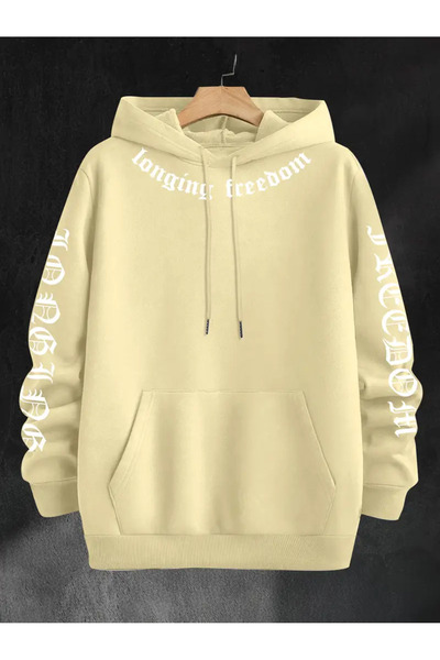 valeriae Άνετο φούτερ με γραφικό κουκούλα "Thirst For Freedom" για άνδρες