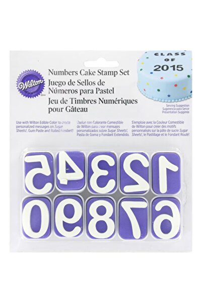 Lumea Комплект за печат на числа 0-9 - Wilton