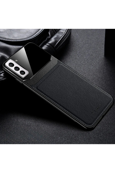 Zebana Lens deri Kılıf Samsung Galaxy S23 Uyumlu