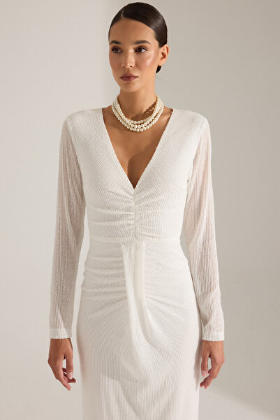 BETTY & SAM GIUSEPPINA BEYAZ ELBİSE