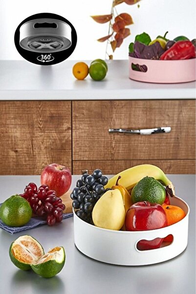 Ayshe Home Concept Buzdolabı, Banyo,Mutfak ve Sunum İçin 360° Döner Organizer...