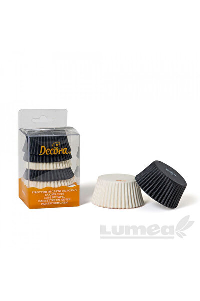 Lumea Hartii briose alb cu negru, 75 buc. - Decora
