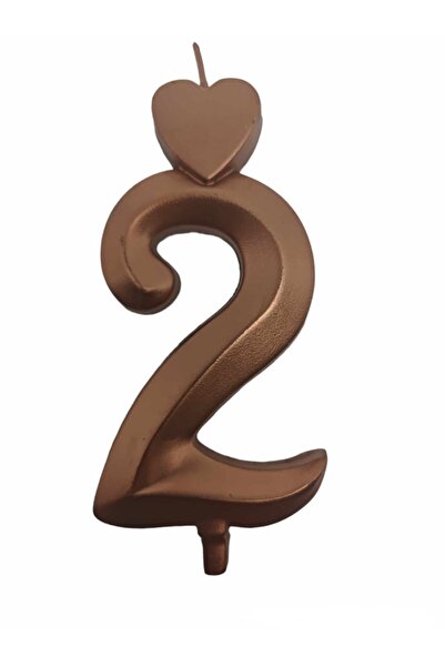 Lumea Large Bronze Candles, number 2, 4 pcs. -