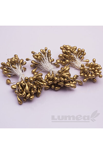 Lumea Stamine culoare aur 4mm, 240 buc. -