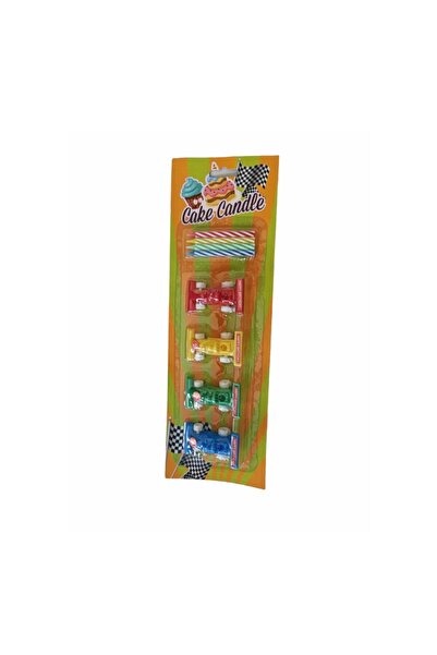 Lumea Κεριά γενεθλίων για τούρτα με βάση για αυτοκίνητο, 4 τεμ. -