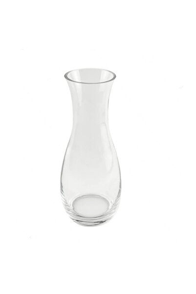 COK Transparent Glass Vase Cok, Height 50 cm, Belly Shape