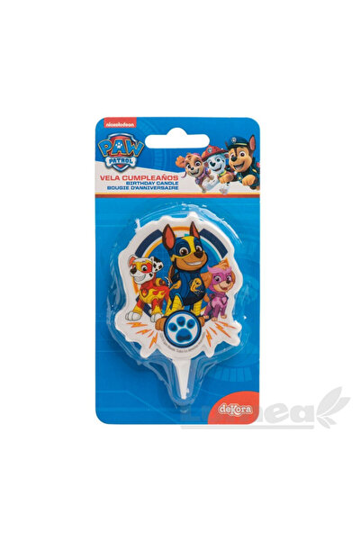 Lumea Lumanare aniversara Paw Patrol, 2D - deKora