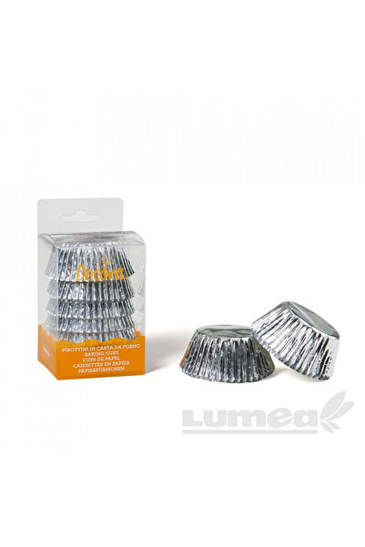 Lumea Hartii briose argintii, 60 buc. - Decora