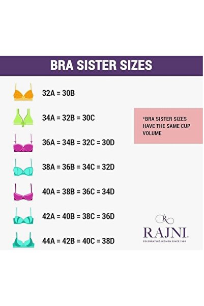 RAJNI Women's Bra C Cup Seamless Padded Full Coverage Wire Free Double Layered Liftup Stretch