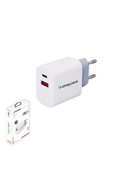 SPRANGE Redmi K60 Ultra Uyumlu 45 Watt pt-x45 Hızlı Turbo Şarj BAŞLIK YERLİ Ü...