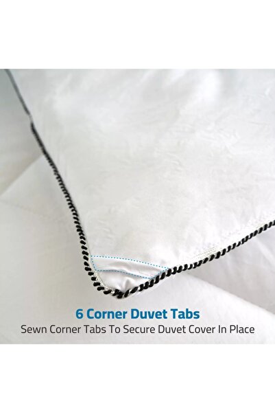 Home Centre DONETELLA Down Alternative Queen Quilted Duvet Insert - 180x230 cm