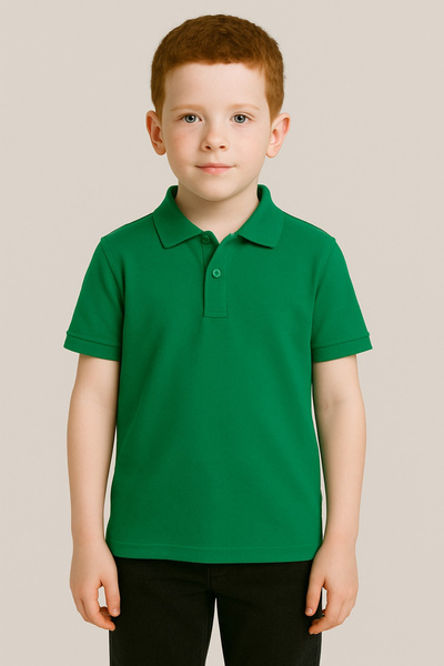 npLStore Children's Plain Polo Neck T-Shirt School