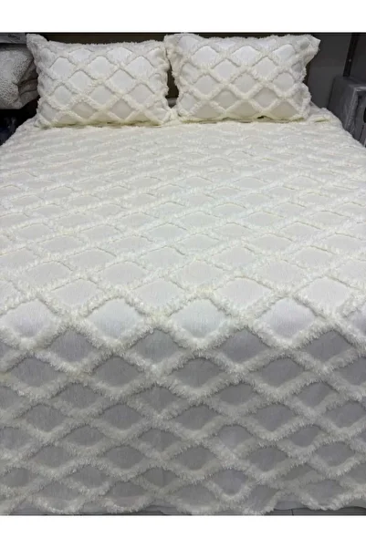 d'niss home touch of nature in your home Nordic Eva 3 Piece Double Bedspread