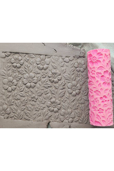 Szdesing عجينة نحت من الصلصال والسيراميك مع نمط أوراق وزهور