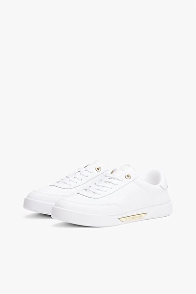 Tommy Hilfiger Kadın Essential Chic Court Sneaker - Beyaz