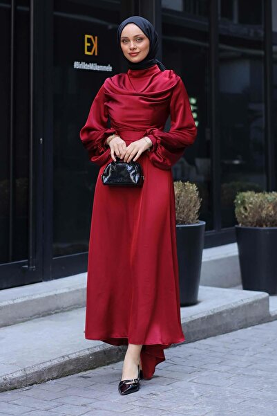 Rimel Moda Iconic Dress Burgundy