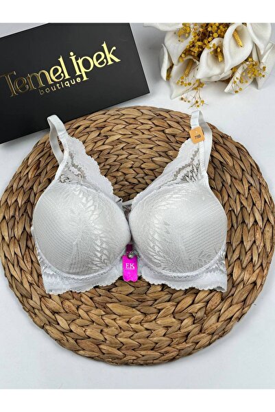 F.K Dantelli Dolgulu Balenli B Cup Sütyen