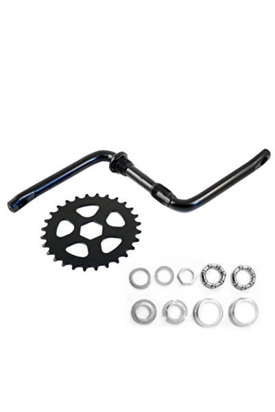 Cin Bisiklet Aynakol Seti – Amerikan Orta Göbek ,16 Jant Çocuk Bisikleti , 32T, 114 mm, Siyah