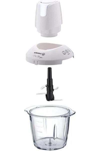 KORKMAZ A460-08 Pro Magic 4 Blade Glass Chopper Vanilla/Chrome