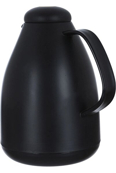 rexa ترمس برو بينجوين، سعة 1 لتر، وعاء داخلي زجاجي، غلاف خارجي بلاستيكي - أسود