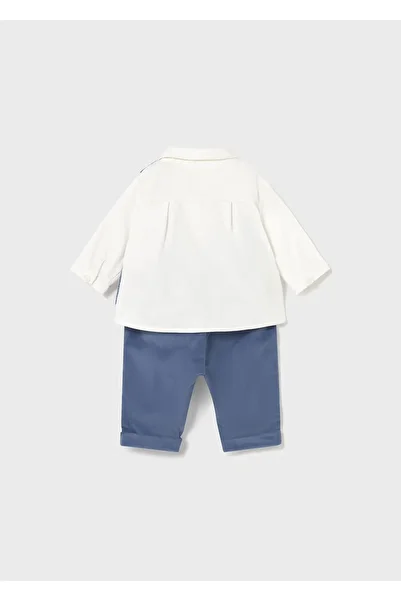 MAYORAL Newborn Boy Shirt, Bow Tie and Pants Set