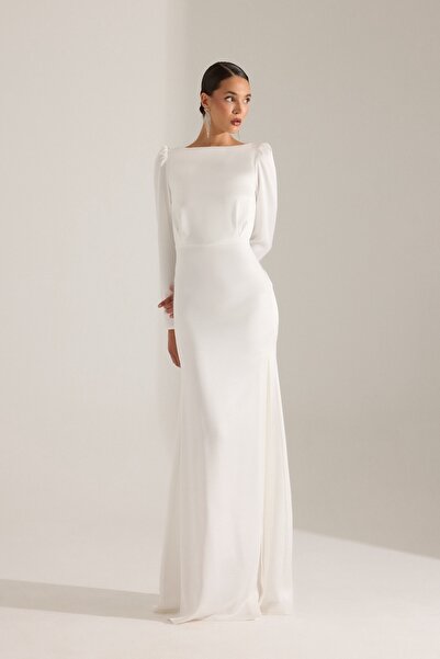 BETTY & SAM AMAYA BEYAZ ELBİSE
