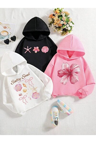 buendiakids Girl'S/Boy's Salty Soul Printed Hooded Sweatshirt