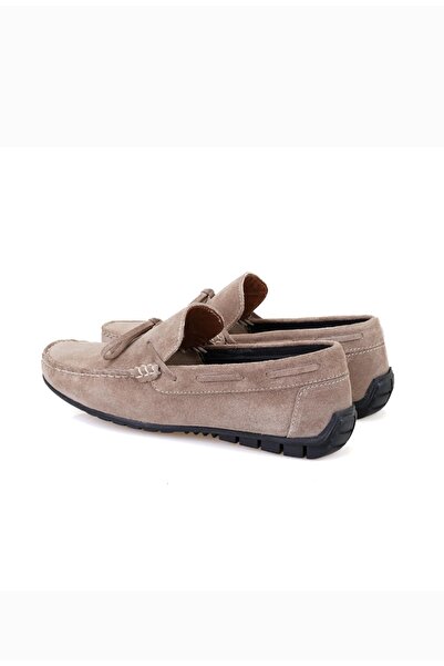 M.P. Moda Rüzgar MP Erkek Bej Deri Süet Babet