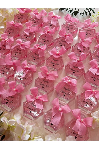 Home Altıgen cam şişede limon kolonyası 30 Adet