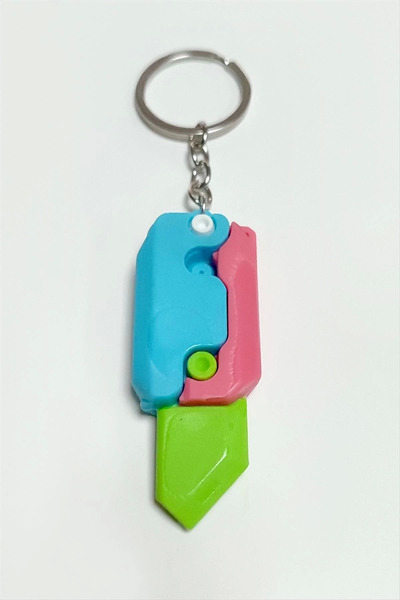 vistaglobal Knife Silicone Keychain