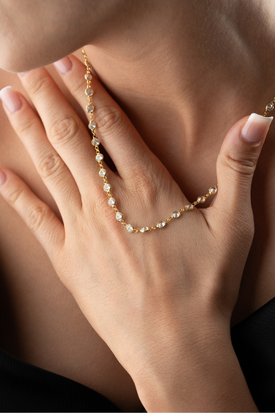 Silvano Jewelry 925 Ayar Gümüş Taşlı Suyolu Model Kolye