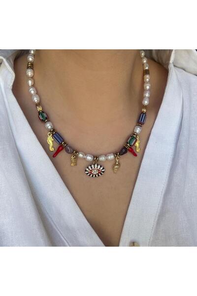 Venus Design İnci Charm Kolye