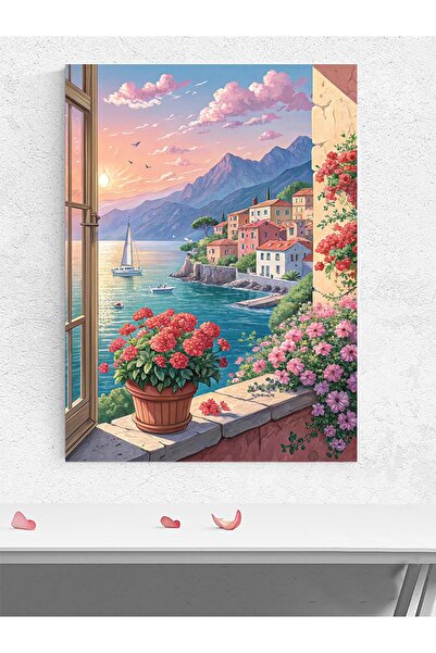 Postermanya Coastal Vista, Kıyı Manzarası Empresyonizm Deniz Manzaralı Poster...