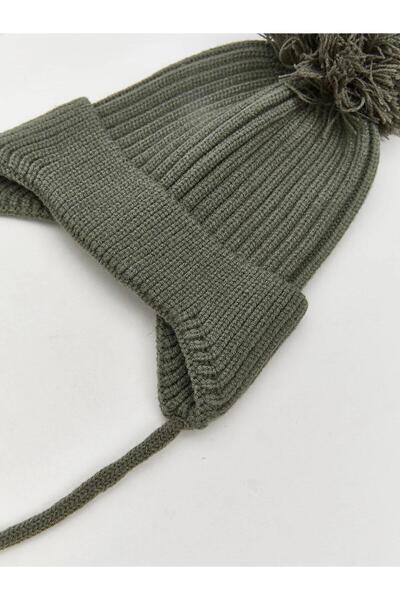 LC Waikiki Baby Girl Beret with Pompom Detail (W5)