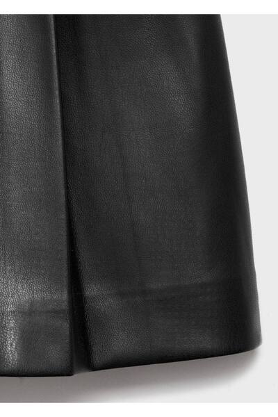 MANGO Kids Suni deri şort