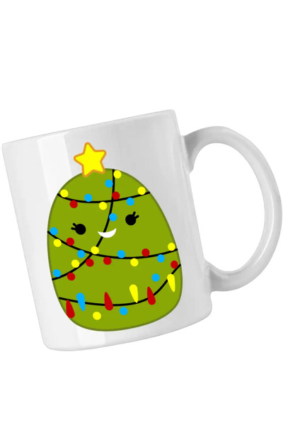 OEM Squishmallows Christmas Tree December Mug