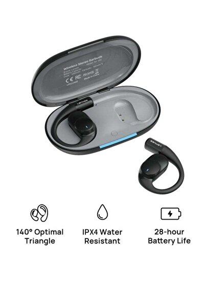 Lenyes AIR202 Open Ear Air Conduction Headphones, Bluetooth 5.3 Wireless Earp...