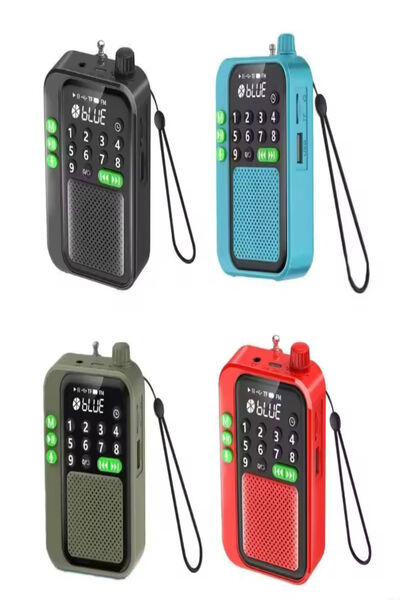 ULTRATEKNO C9 Bluetooth Şarjlı Radyo USB & TF Kart Okuyucu Deprem Çantasına Uygun FM Radyo