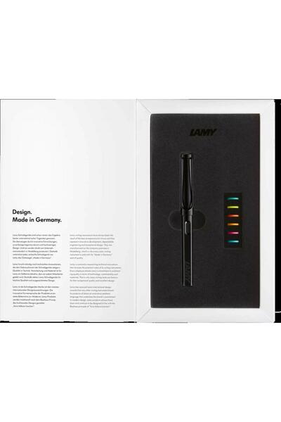 Lamy Safari Dlm Klm Metal Klıps (F Uc) All Black Multı Coloured Rings Set