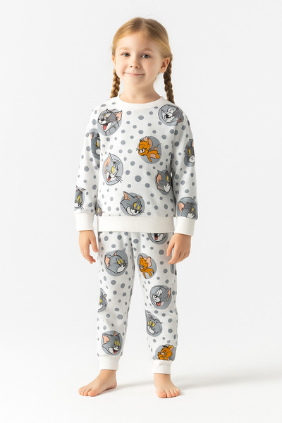minitrends 3-Piece Seasonal Printed Girl's Bottom and Top Set